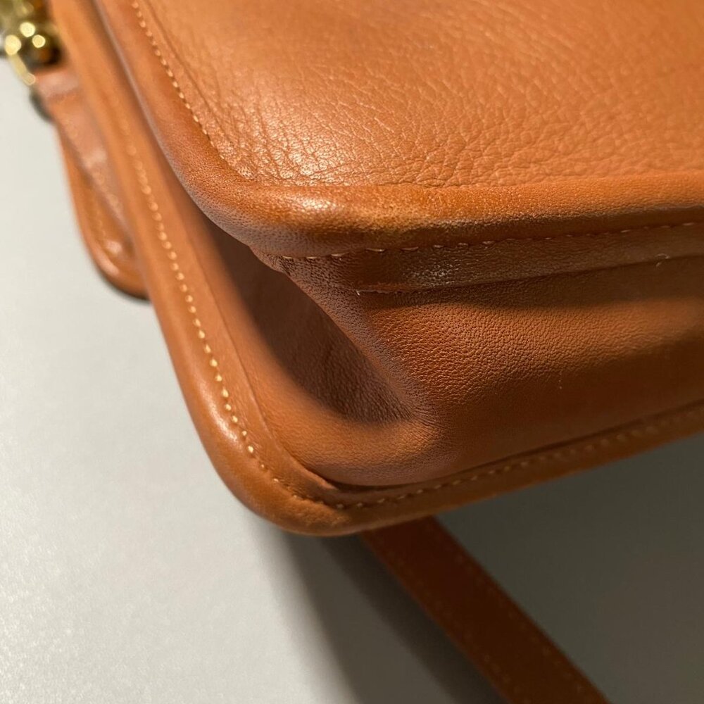 Coach Vintage 5130 Station Leather Crossbody Bag Purse Light Brown - Picture 14 of 16